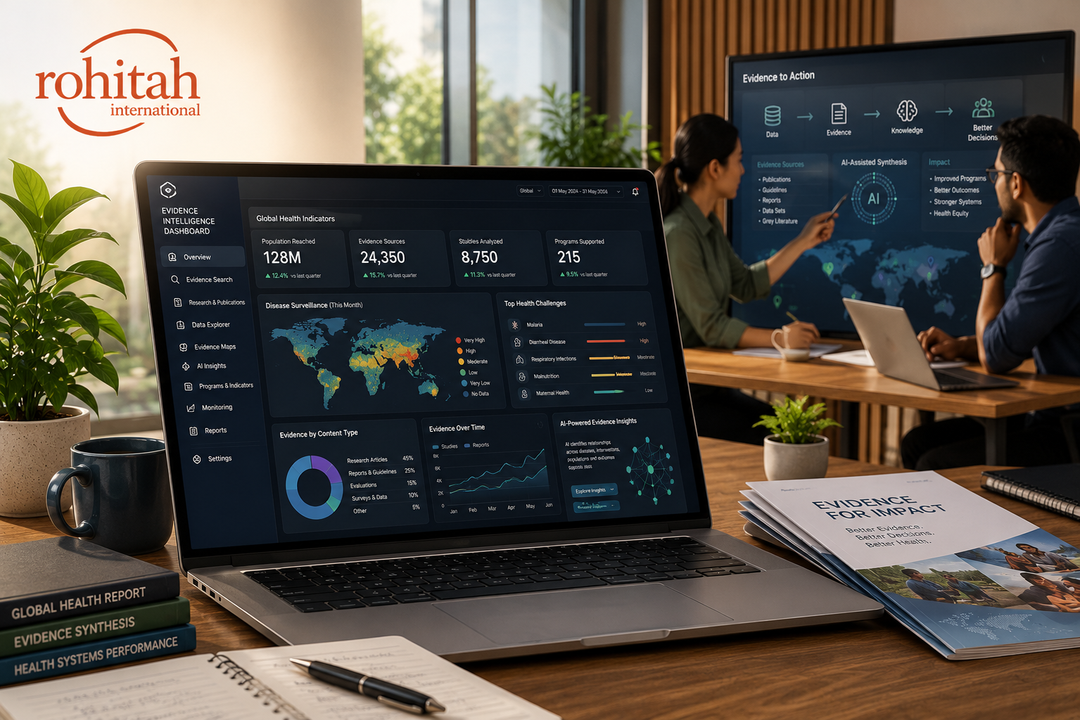 Rohitah Solutions - Connected knowledge and decision intelligence dashboard